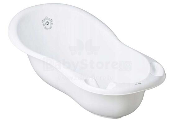 „TegaBaby Royal Art.RL-005-103-C“ balta / juoda vonia 102 cm LUX su termometru