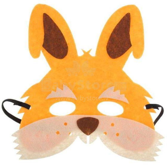 „BebeBee Rabbit Art.500421“ oranžinė karnavalo kaukė