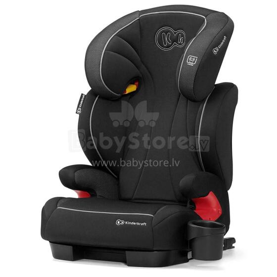 KinderKraft'20 Unity Isofix Art.KKFUNITBLK0000 Juoda vaikiška automobilinė kėdutė 15-36kg