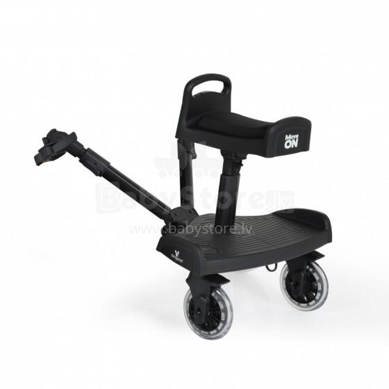 Mini Baby Ride On Board Art.117482 Black  Juoda platforma kitam vaikui