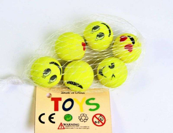 I-Toys Art.8226142  Каучуковые мячики (6 шт.)