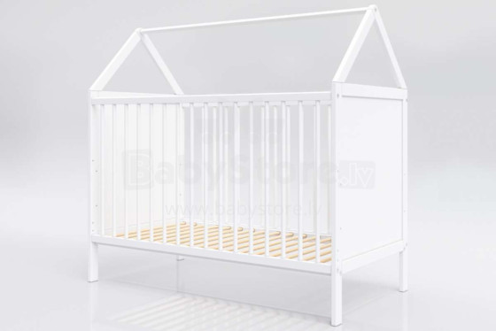Baby Crib Club DK Art.117605  Детская деревянная кроватка 140x70см