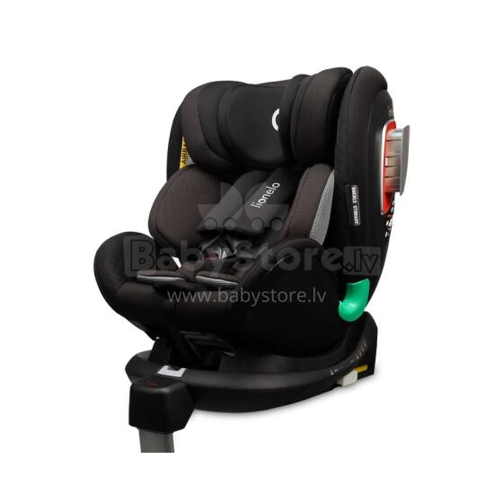 Lionelo Antoon Plus I-Size 360 Art.117899 Black Onyx anglies kėdutė 0-18 kg