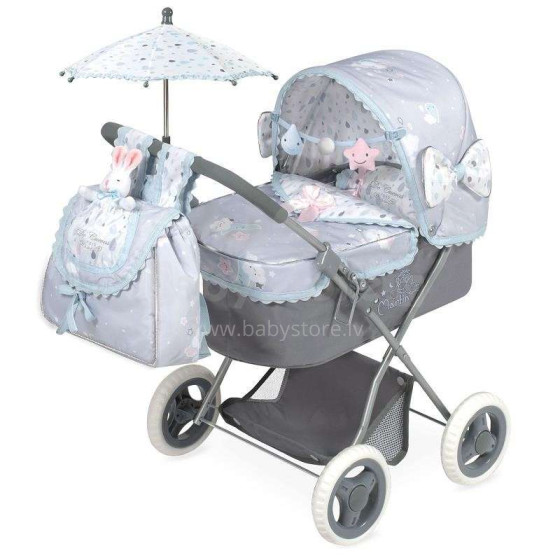 DeCuevas Toys Martin Art.85029 Lėlės su vežimėliu ir skėčiu