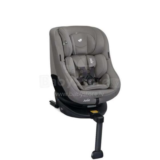 Joie'20 Spin 360 Art.C1416AFGFL000 Pilka flanelinė automobilinė kėdutė 0-18 kg