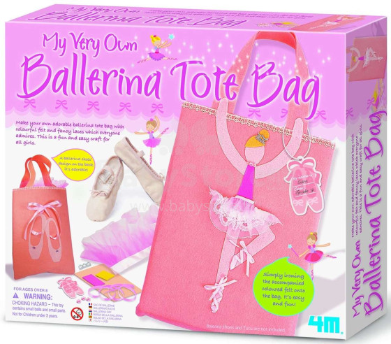 „4M Own Ballerina Art.00-02759 Make“ Rinkinį pasidarykite patys