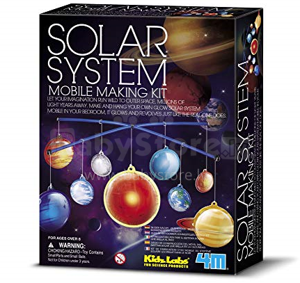 4M Kidz Labs Art.00-03225 Komplekts Izveido 3D Saules sistēmu