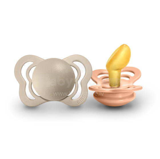 Bibs Couture Art.118483 Soothers 6-18 m., 100% natural