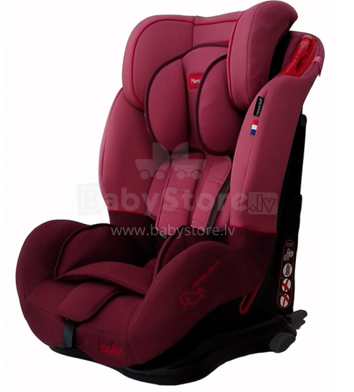 „Aga Design Mama“ ir „Bebe Isofix“ prekės nr .BH12312i Violetinė vaiko automobilinė kėdutė (9-36 kg)