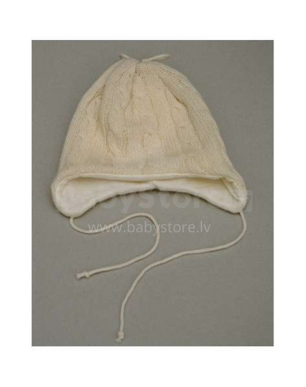 „Vilaurita Art.182“ kūdikių žieminė dviguba 100% vilnos kepurė