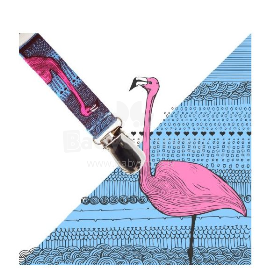 Lullalove Togo  Art.118932 Flamingo  universāls klipsis