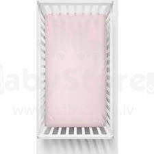 Lullalove Cotton Sheet Art.118962 Pink  palags ar gumiju 120x60cm