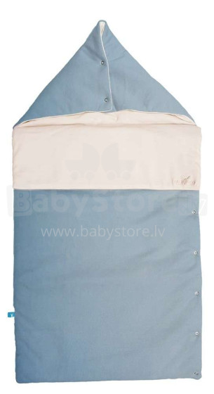 Wallaboo Bunting Bag Art.BBB.0719.6437 Blue  Детский конверт-муфта для автокресла/коляски