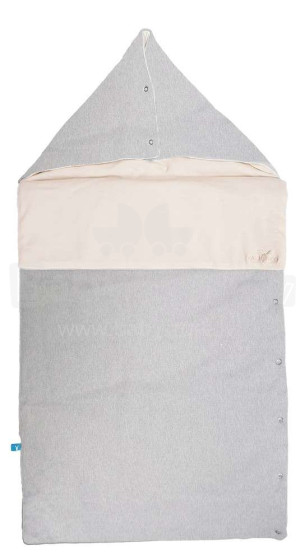 Wallaboo Bunting Bag Art.BBB.0719.6438 Silver  Детский конверт-муфта для автокресла/коляски