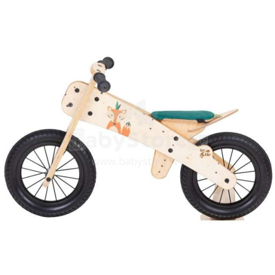 „Dip & Dap“ NAUJAS „Mini FOX Art.MS-03/5“ medinis motoroleris vaikams (dviratis)