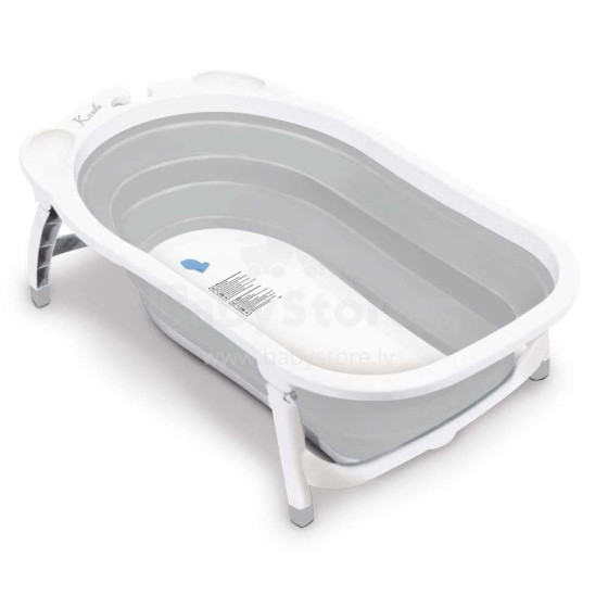 Fillikid Baby Bath Complete Art.CC6600-07 Pilka sulankstoma kūdikių vonia
