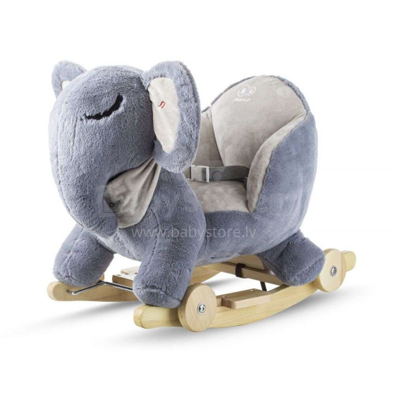 KinderKraft'20 Rocker Plush Elephant Art.KKZSLONGRY0000 Grey