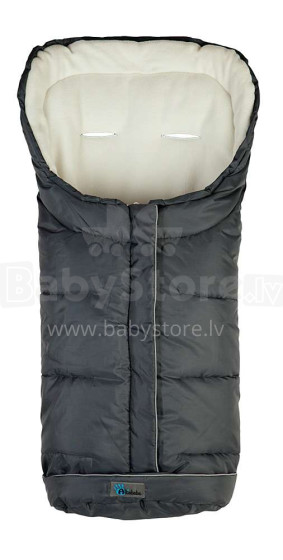 Alta Bebe Baby Sleeping Bag Active Art.AL2203-76 Light Grey/White Bērnu ziemas siltais guļammaiss