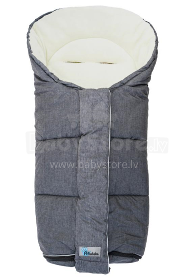Alta Bebe Sleeping Bag Alpin Stroller Art.AL2277P-80 Dark Grey/White  Спальный мешок с терморегуляцией