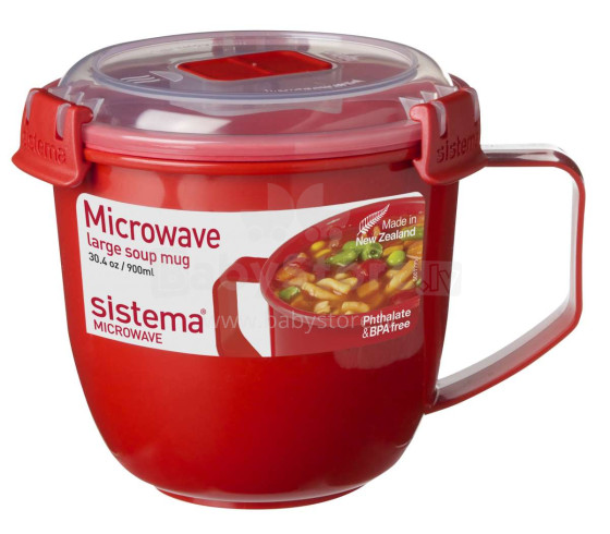 Sistema Microwave Soup Mug Art.1141 Кonteiners  lai uzglabātu pārtiku