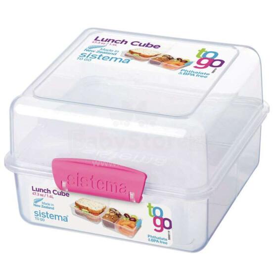 „System Lunch Cube“ 211731 konteineris maistui laikyti