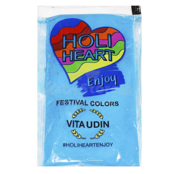 Holi Heart Art.17844 Blue  Festivāla pulveris 120gr