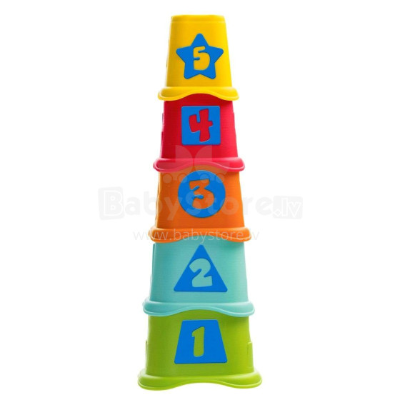 Chicco 2 in1 Stacking Numbers Art.09373.00 piramīda