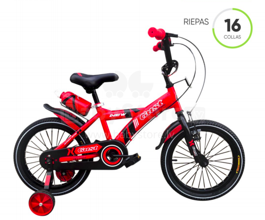 Gust&Juhi Gust Art.119905  Детский двухколесный велосипед с дополнительными педалями