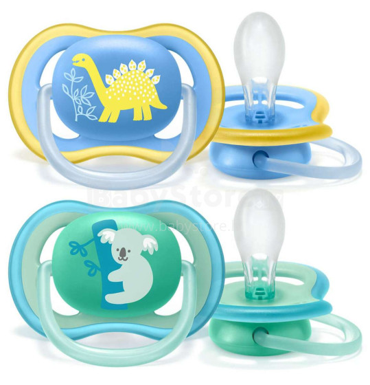 Philips Avent Ultra Air Art.SCF349/11 Silicone soothers 18m+, 2 pcs