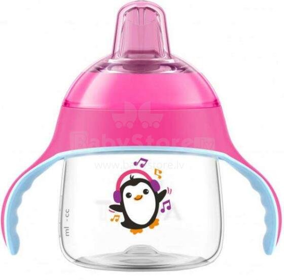 „Philips Avent Sip by Drip“ art. SCF746 / 03 treniruoklis 6M +, 200ml, minkštas snapelis