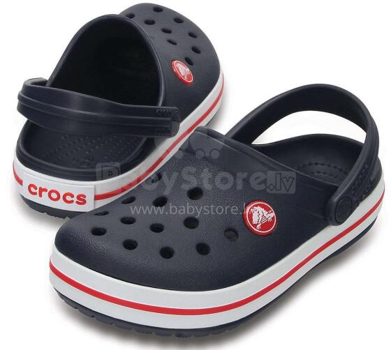 „Crocs ™ Kids Crocband Clog Art.204537-485 Navy“ vaikiškos basutės