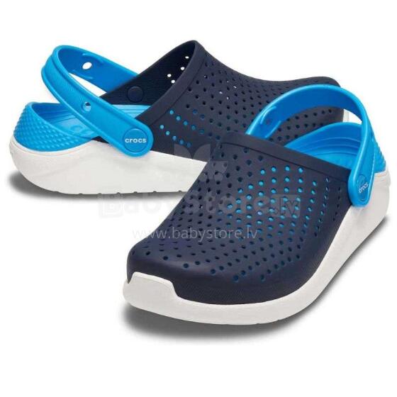„Crocs ™ LiteRide Clog Kid's Art.205964-462 Navy“ vaikiškos šlepetės