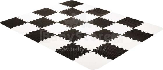 KinderKraft'20 Luno Art.KKMLUNOBLK0000 Black Puzzle grindų kilimėlis vaikams