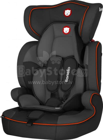 Lionelo Lo-Levi ONE Sporty Art.165843 Juoda Automobilinė kėdutė 9-36 kg