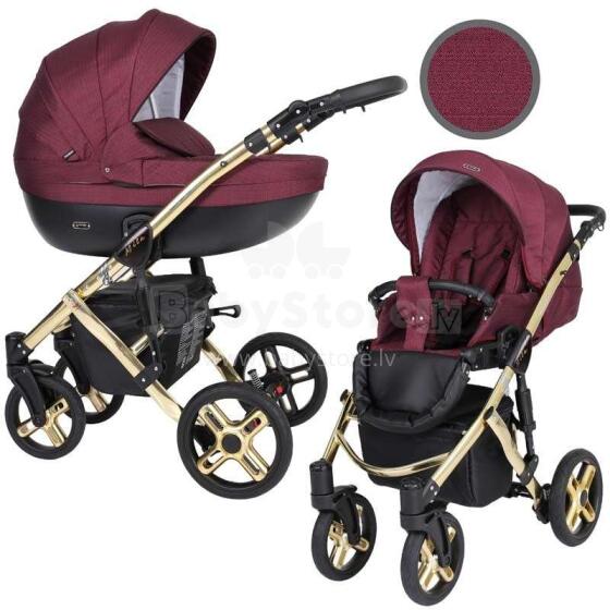 „Kunert Mila Premium“ klasės prekės. Mi-01 „Bordeaux“ universalus vežimėlis 3in1