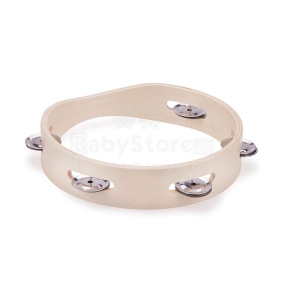 Naujas „Classic Toys Tambourine Art.“ 10388 medinis tamburinas