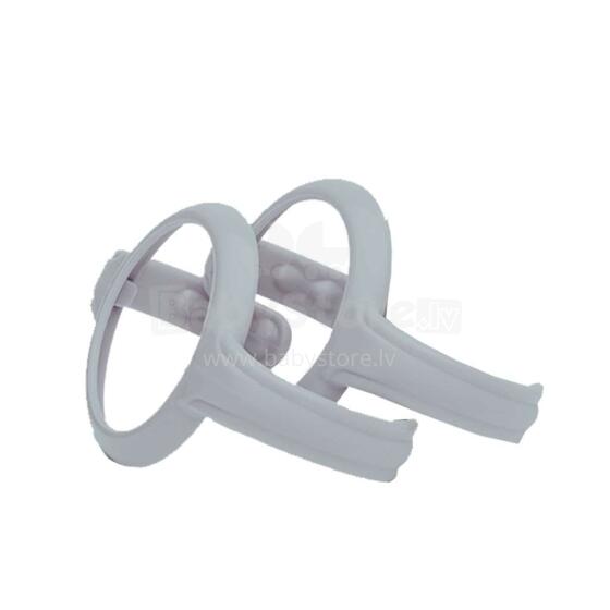 „Everyday Baby Easy Grip“ rankenėlė, 10431 ramiai pilkos buteliuko rankenos (2 vnt.) 6 m +