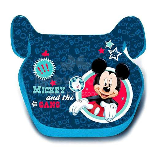 Disney Mickey Booster Art.59705 Bērnu autosēdeklis, 15-36 kg