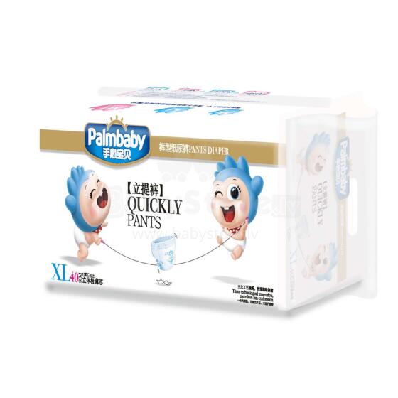 „PalmBaby Premium Art.121191“ kelnaitės, XL dydis 12 + kg, 40 vnt.