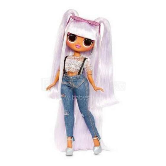 „OMG LOL Kitty K“ art. 567240 MGA Entertainment LOL Surprise OMG Remix kolekcinė madinga lėlių lėlė su priedais + 25 dovanos
