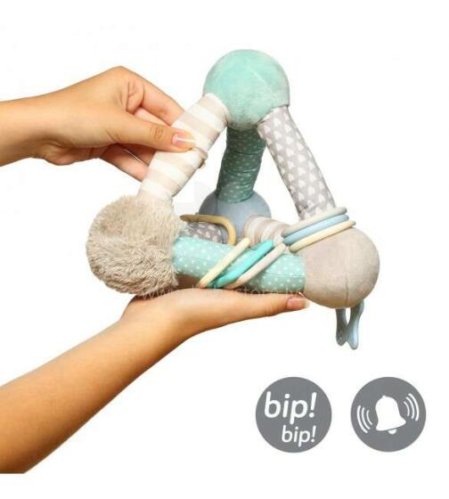 Mokomasis minkštas žaislas TINY YOGA PIRAMID BabyOno 898/02 MINT
