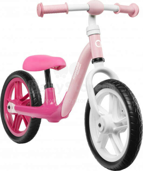 Lionelo Alex Art.122342 Bubble Gum Детский велосипед - бегунок с металлической рамой