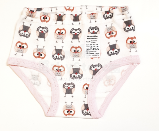 Galatex Owls Art.12362 Vaikiškos medvilninės kelnaitės