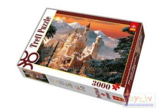Trefl Puzzle žiemos pilis Neuschwanstein, 3000 vnt.