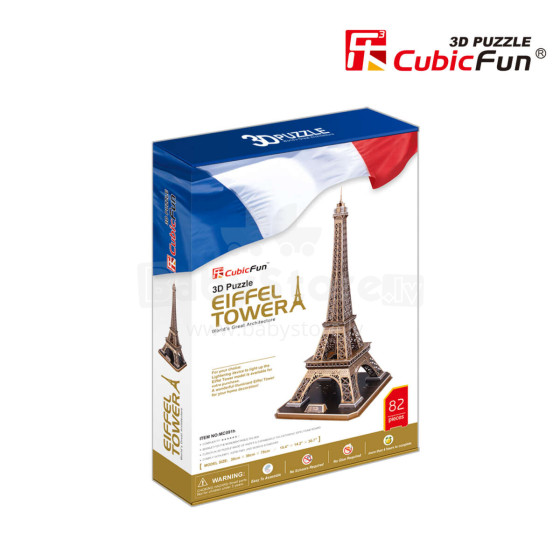 „CubicFun“ 3D dėlionė Eifelio bokštas