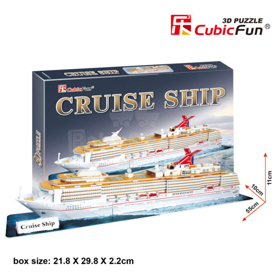 CubicFun 3D puzle Kruīza kuģis