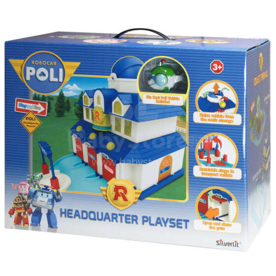 „Poly Robocar Track“ garažas
