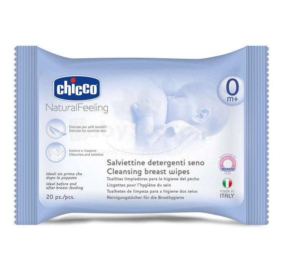 Chicco Sure-Safe krūšu salvetes, 20 gb.