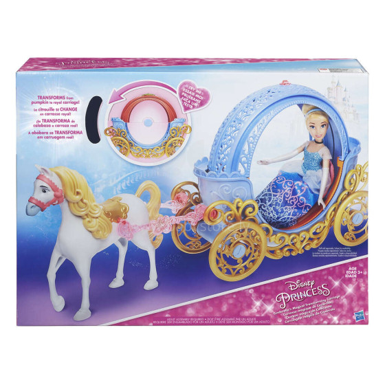 Hasbro Disney princesės vežimas su arkliu