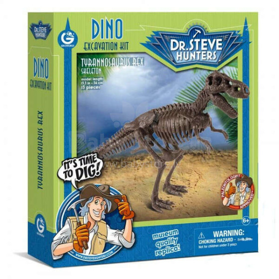 GEOWORLD Komplekts "Tiranozaura Rex skelets"